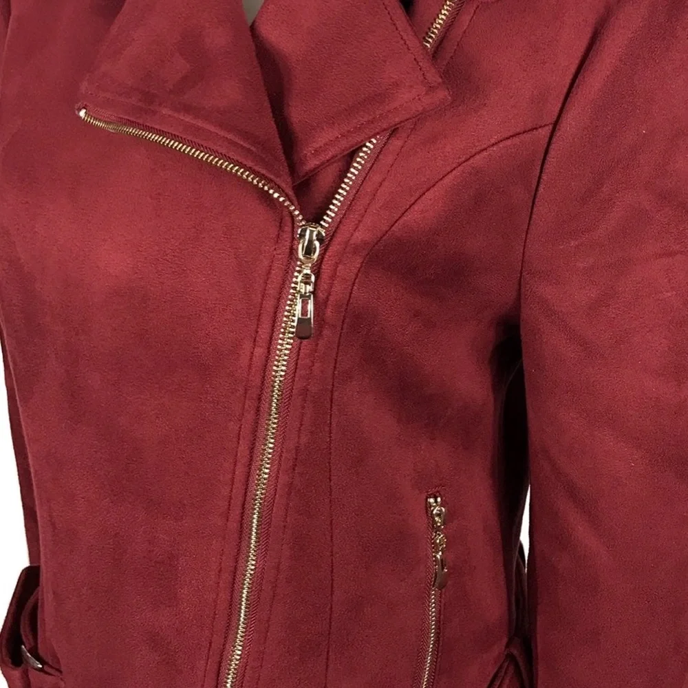 Brand new Romeo & Juliet couture Maroon suede jacket - Picture 5 of 6